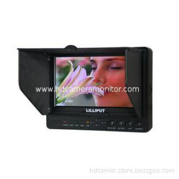 Wireless 7 Inch HDMI Monitor 8 x Zoom With WHDI Flip H / V